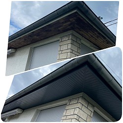 Habillage de sous toiture en PVC