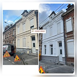 Ravalement de façade avant après