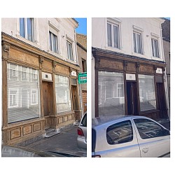 Rénovation de boiserie avant après